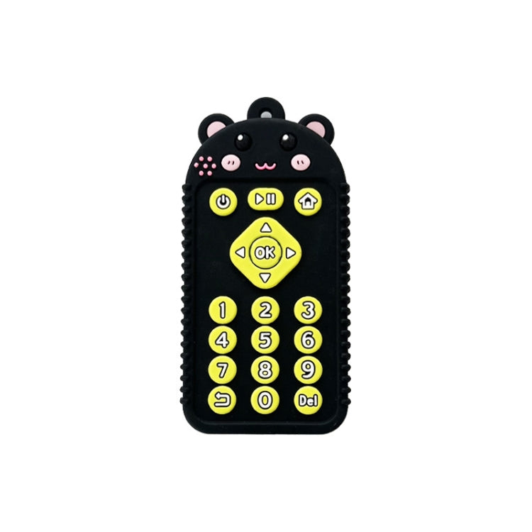 Cartoon Reomte Baby Teething Toys Silicone Baby Teether for Newborn Toddlers Infants, Puppy Black, Puppy Blue, Puppy Green, Bunny Black, Bunny Blue, Bunny Green, Bear Black, Bear Blue, Bear Green