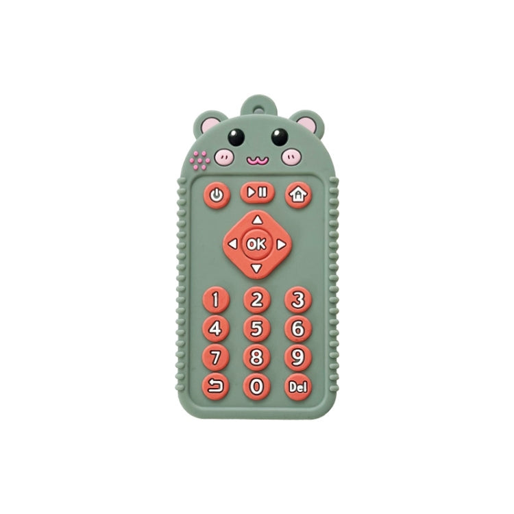 Cartoon Reomte Baby Teething Toys Silicone Baby Teether for Newborn Toddlers Infants, Puppy Black, Puppy Blue, Puppy Green, Bunny Black, Bunny Blue, Bunny Green, Bear Black, Bear Blue, Bear Green