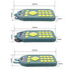 Cartoon Reomte Baby Teething Toys Silicone Baby Teether for Newborn Toddlers Infants, Puppy Black, Puppy Blue, Puppy Green, Bunny Black, Bunny Blue, Bunny Green, Bear Black, Bear Blue, Bear Green