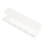 Under Desk Cable Organizer Hole-Free Home Computer Table Bottom Power Cord Plug Storage Rack