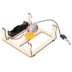 Electrical Carousel Assembly Model Children DIY Science Technology Production Homemade Toy, Electrical Carousel