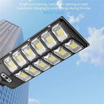 LED Strong Light Double Row Solar Garden Light Induction Street Lamps, E-SMARTER W789A-6, E-SMARTER W789B-6