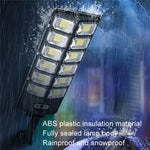 LED Strong Light Double Row Solar Garden Light Induction Street Lamps, E-SMARTER W789A-6, E-SMARTER W789B-6