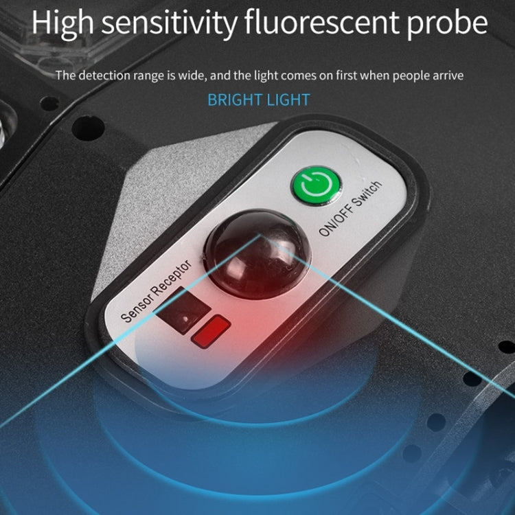 LED Strong Light Double Row Solar Garden Light Induction Street Lamps, E-SMARTER W789A-6, E-SMARTER W789B-6