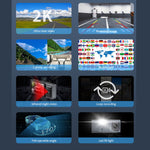 3 Camera Lens 3-inch IPS Screen WiFi Car Dash Cam 1080P Night Vision Dash Camera for Cars, 32G, 64G