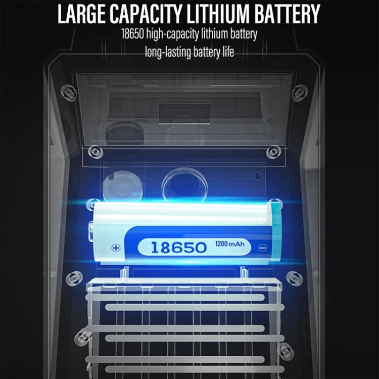 E-SMARTER W792 LED Solar Wall Light With Purple Light Mosquito Control Function Human Intelligent Sensor Outdoor Garden Lamp, White Light, White Light+Yellow Light