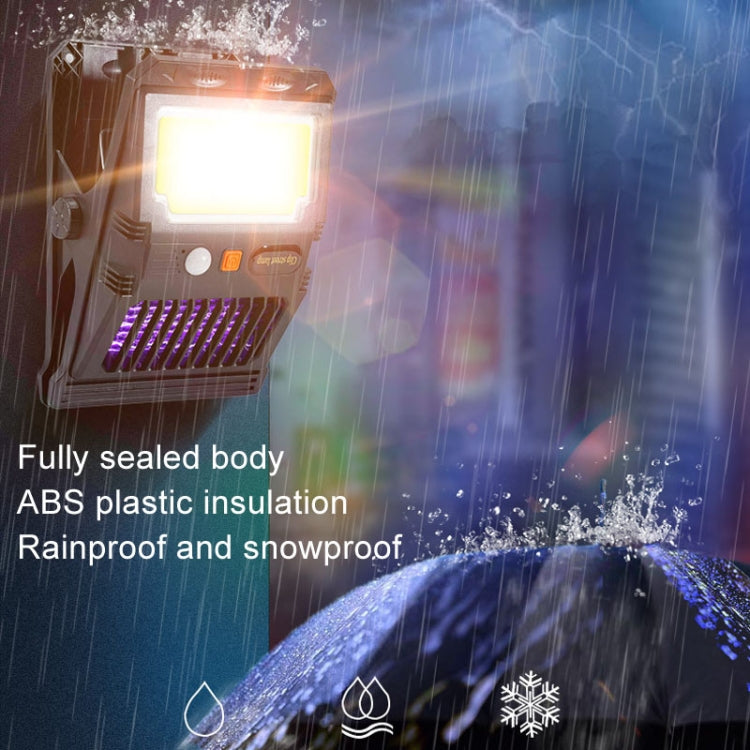 Solar Wall Lamp With Clip Mosquito Killer Lamp Portable Body Sensor Outdoor Garden Light, E-SMARTER W7105-1 Patch, E-SMARTER W7105-2 COB