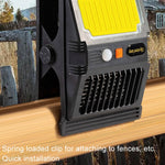 Solar Wall Lamp With Clip Mosquito Killer Lamp Portable Body Sensor Outdoor Garden Light, E-SMARTER W7105-1 Patch, E-SMARTER W7105-2 COB