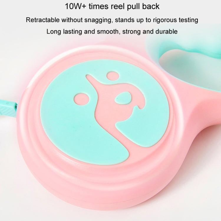 Automatische, einziehbare und tragbare Hundeleine für kleine und mittelgroße Hunde, 5 m