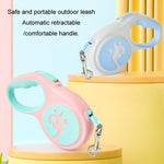 Automatische, einziehbare und tragbare Hundeleine für kleine und mittelgroße Hunde, 5 m