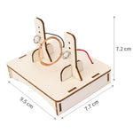 DIY DC Motor Pupils Handmade Electromagnetic Coil Science Experiment Material Kit