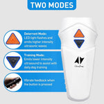 Chanfong Ultraschall-Handgerät zur Hundeabwehr, tragbar, mit zwei Sonden, hohe Leistung, Stoppt Bellen