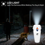 Chanfong Ultraschall-Handgerät zur Hundeabwehr, tragbar, mit zwei Sonden, hohe Leistung, Stoppt Bellen