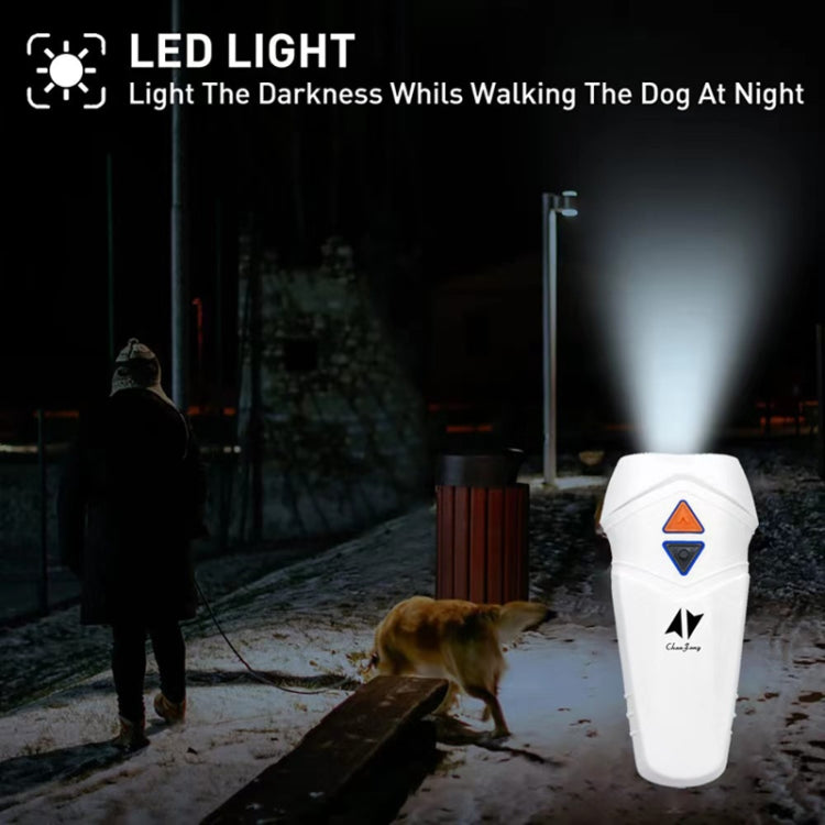 Chanfong Ultraschall-Handgerät zur Hundeabwehr, tragbar, mit zwei Sonden, hohe Leistung, Stoppt Bellen