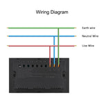 مقبس ذكي جرافيتي مع مفتاح USB+Type-C منفذ مزدوج تحكم عن بعد، قابس المملكة المتحدة، واي فاي أبيض، واي فاي أسود، ZigBee أبيض، ZigBee أسود