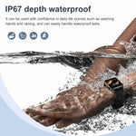 T12Pro 1,85-Zoll IP67 wasserdichte Sport- und Gesundheitsüberwachungs-Smartwatch mit Bluetooth-Anruffunktion