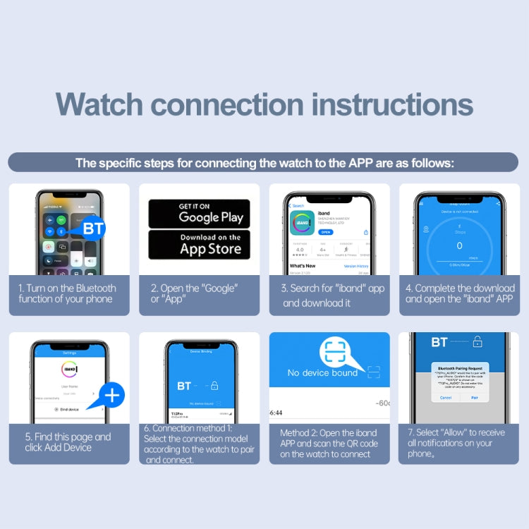 T12Pro 1,85-Zoll IP67 wasserdichte Sport- und Gesundheitsüberwachungs-Smartwatch mit Bluetooth-Anruffunktion