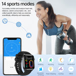 T12Pro 1,85-Zoll IP67 wasserdichte Sport- und Gesundheitsüberwachungs-Smartwatch mit Bluetooth-Anruffunktion