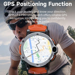 LOKMAT APPLLP6 PRO 1.54-inch 4G+64G Android 8.1 Dual-camera Independent Card Smart Watch