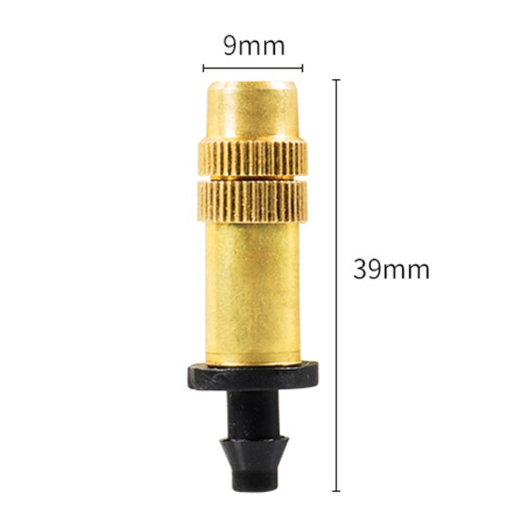 2 قطع فوهة رذاذ ذات شُرَسَان 4/7mm للرش والتبخير للزراعة والبيوت المحمية، رؤوس برونزية
