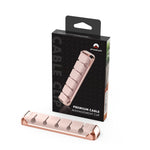 AhaStyle PT125 Aluminum Alloy + Silicone 5 Holes Position Cable Holder Desktop Data Cable Clip