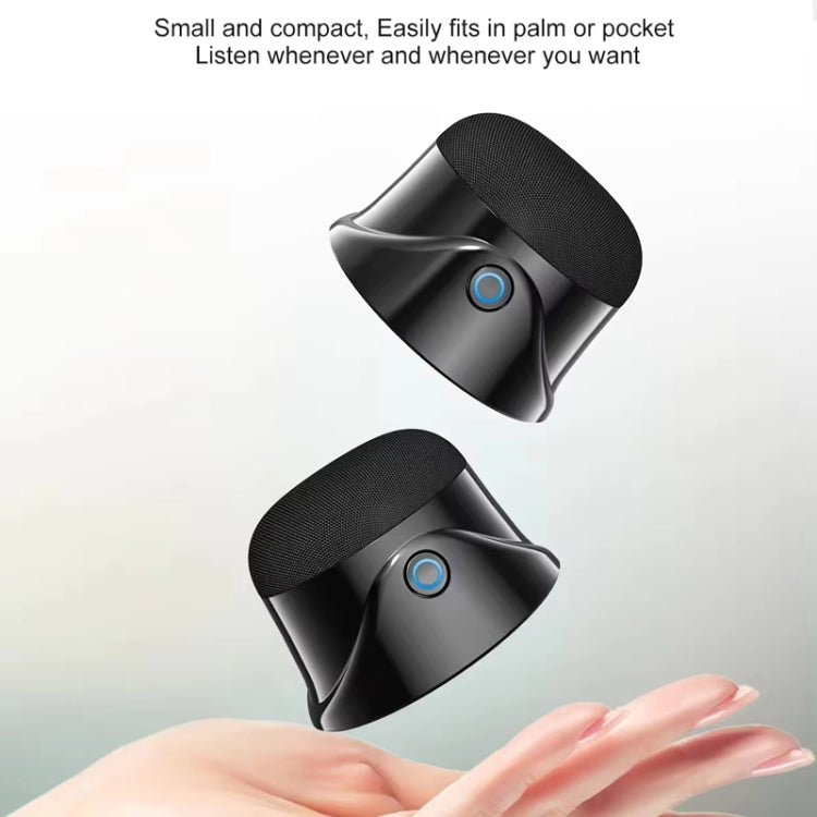 Magnetic Wireless Bluetooth Speaker Subwoofer Mini Portable TWS Mobile Phone Speaker, CQ01 Black, CQ01 Navy Blue, CQ01 White