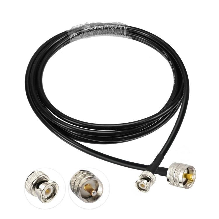 BNC Male To UHF Male RG58 Adapter Cable, 0.5m, 1m, 2m, 3m, 5m, 8m, 10m