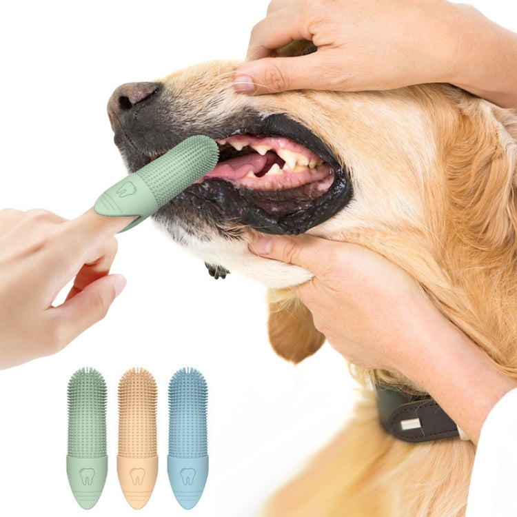 Pet Finger Toothbrush Cats Dogs Silicone Toothbrush Pet Oral Cleaning Care Tool