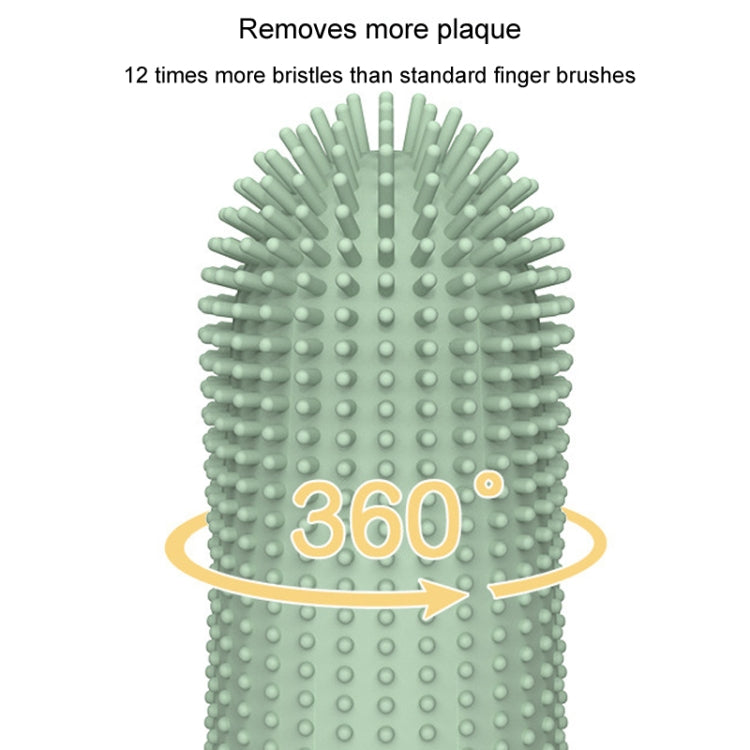 Pet Finger Toothbrush Cats Dogs Silicone Toothbrush Pet Oral Cleaning Care Tool