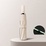 16 Bones Rain Shine Dual Use Automatic Umbrella Wind-resistant Reinforced Sunshade Umbrella, 16 Bones