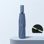 16 Bones Rain Shine Dual Use Automatic Umbrella Wind-resistant Reinforced Sunshade Umbrella, 16 Bones