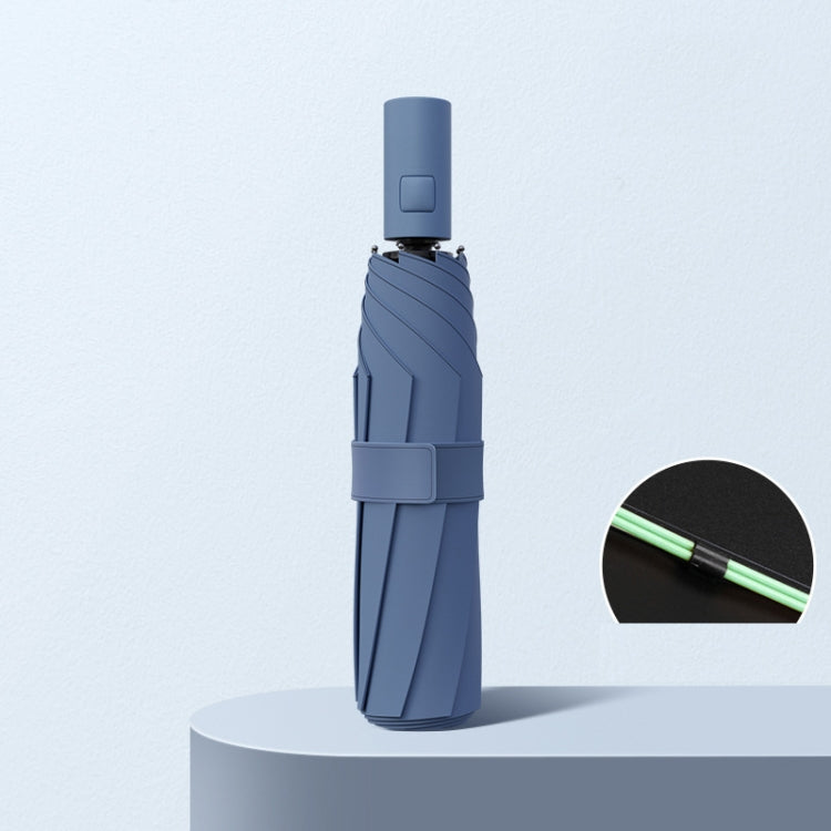 16 Bones Rain Shine Dual Use Automatic Umbrella Wind-resistant Reinforced Sunshade Umbrella, 16 Bones