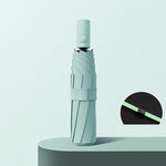 16 Bones Rain Shine Dual Use Automatic Umbrella Wind-resistant Reinforced Sunshade Umbrella, 16 Bones