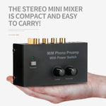 Vinyl Record Player Preamplifier, EU Plug, PP500 EU Plug