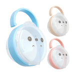 Baby Cartoon Panda Pacifier Storage Case Portable Pacifier Transparent Dust Box