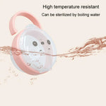 Baby Cartoon Panda Pacifier Storage Case Portable Pacifier Transparent Dust Box