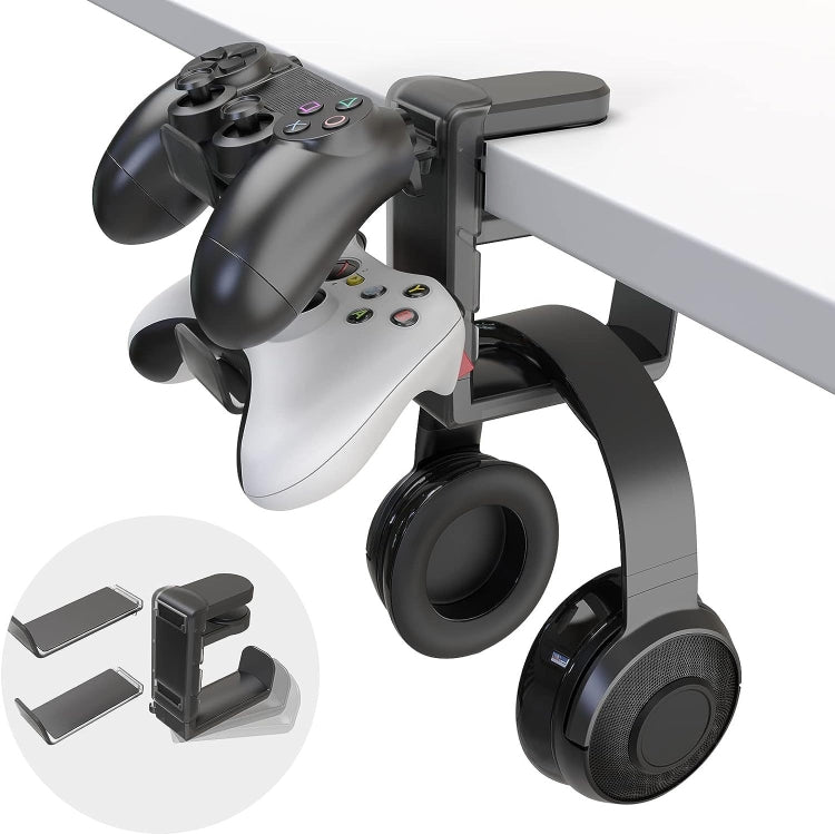 360 Degree Rotation Headset Bracket With Game Handle Organizer, TR-68