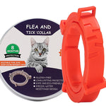 Flea and Tick Collar for Dogs Cats With Aluminum Case, 72cm Gray, 72cm Orange, 72cm Blue, 38cm Orange, 38cm Pink, 38cm Blue