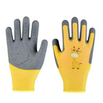 1pair TPE Children Cartoon Gloves Hamster Parrot Anti-scratch Bite Student Gardening Protective Anti-slip Wear-resistant Gloves, S Orange, S Blue, S Yellow, M Orange, M Blue, M Yellow, L Orange
