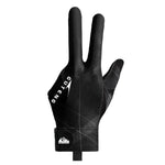 GUTENG Three Finger Thin Breathable Wear-Resistant Non-Slip Snooker Billiard Gloves, Left Hand Half Finger (Printed Black), Left Hand Half Finger (Printed Blue), Left Hand Full Finger (Gray), Left Hand Full Finger (Printed Black)                       ...