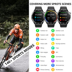 F200 Smartwatch mit EKG-Funktion, Blutzuckermessung, 1,55-Zoll-Runddisplay, erhältlich in: Schwarz (Silikon), Schwarz (Leder), Schwarz-Braun (Leder), Schwarz (Milan), Schwarz (3-Perlen-Edelstahl), Schwarz (Bambus), Schwarz-Grau (Silikon)