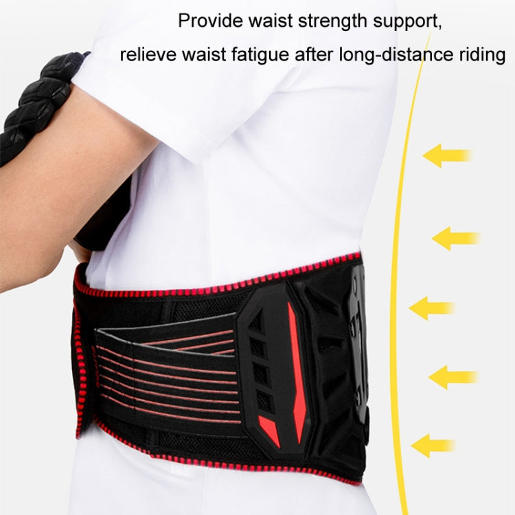 SULAITE Motorcycle Riding Breathable Anti-Fall Belt, Red S/M, Red L/XL, Yellow S/M, Yellow L/XL