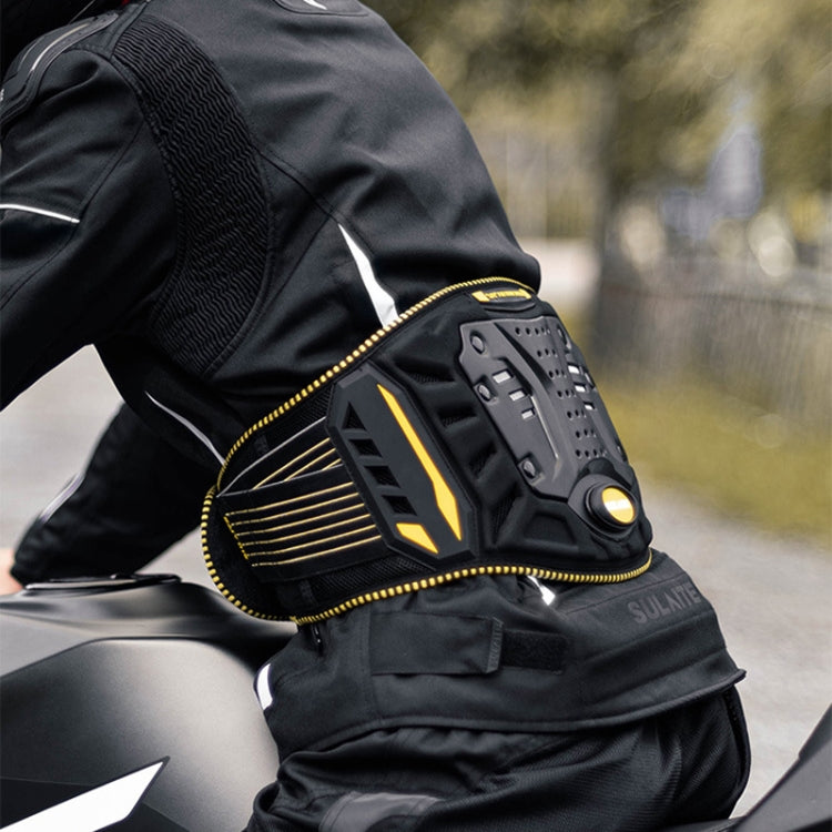 SULAITE Motorcycle Riding Breathable Anti-Fall Belt, Red S/M, Red L/XL, Yellow S/M, Yellow L/XL