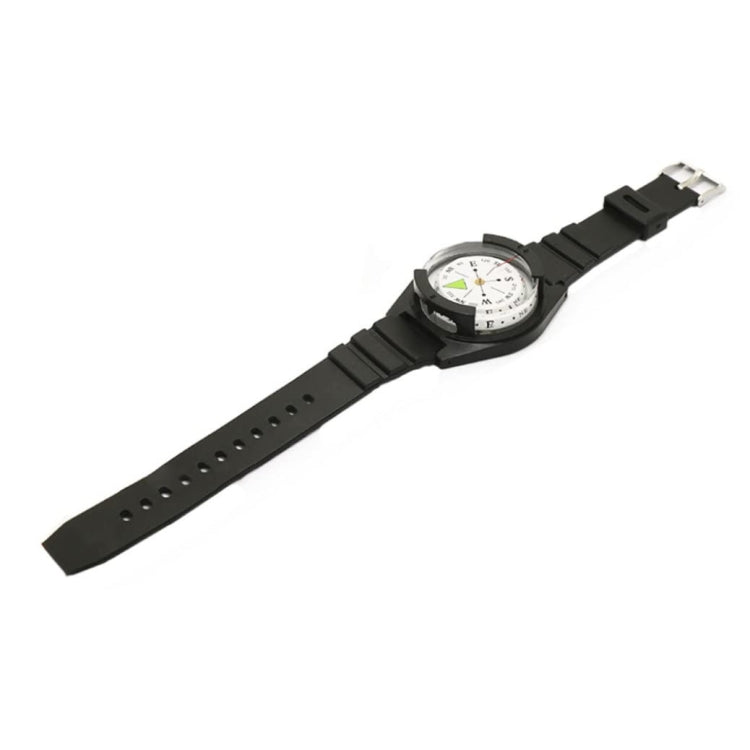 Silicone Strap Waterproof Portable Outdoor Wristwatch Style Compass, P304