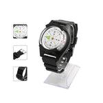 Silicone Strap Waterproof Portable Outdoor Wristwatch Style Compass, P304