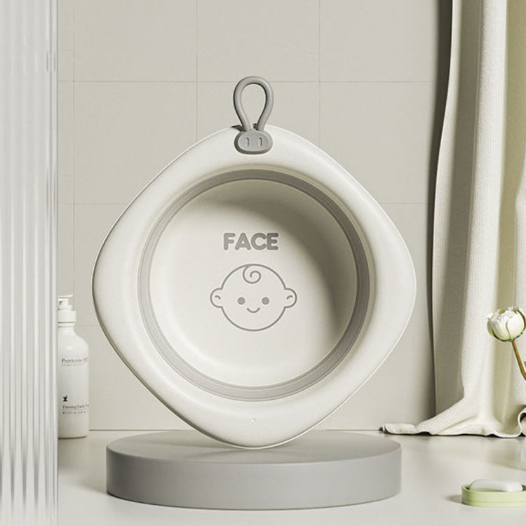 Children Folding Washbasin Newborn Baby Portable Thickened Plastic Wash Basin