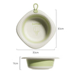 Children Folding Washbasin Newborn Baby Portable Thickened Plastic Wash Basin