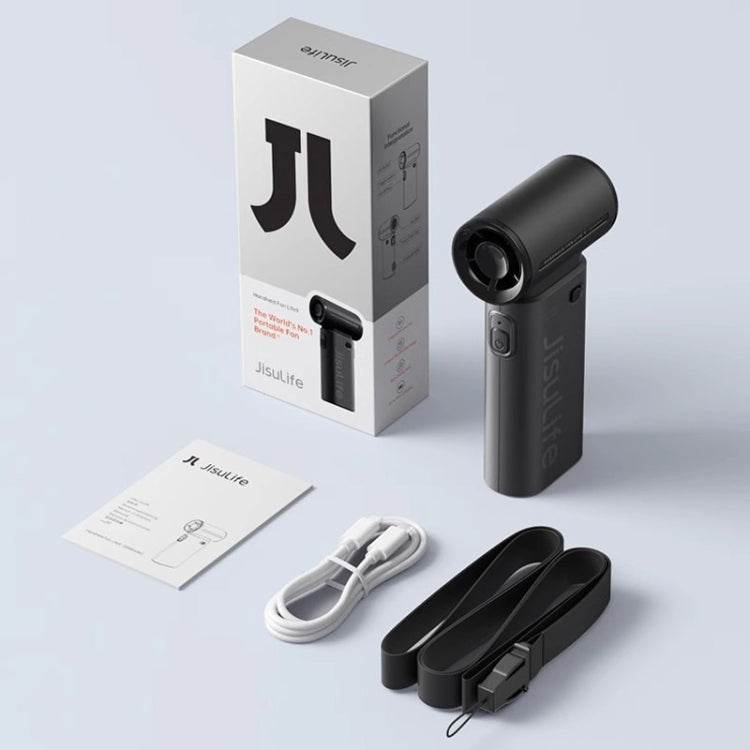 مروحة صغيرة محمولة عالية السرعة قابلة لإعادة الشحن USB مكتبية JisuLife Life9، 3600mAh، 5000mAh