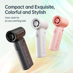JisuLife Life9 High Speed Handheld Small Fan Mini Portable USB Rechargeable Desktop Cooling Electric Fan, 3600mAh, 5000mAh