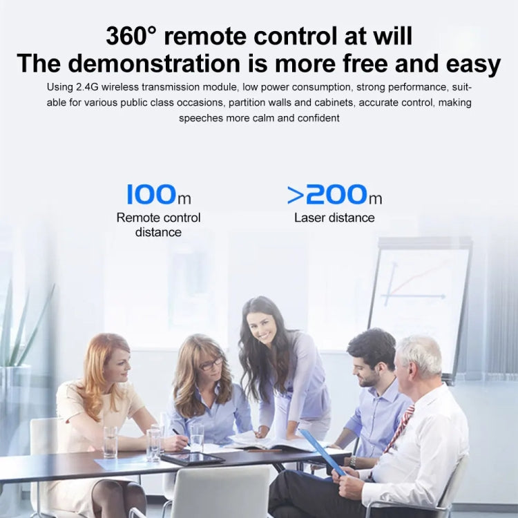 B1 Multimedia Infrared Laser Pointer Teaching Business Wireless PPT Page Turning Pen, B1 (Black), B1 (White), B1 (Pink)